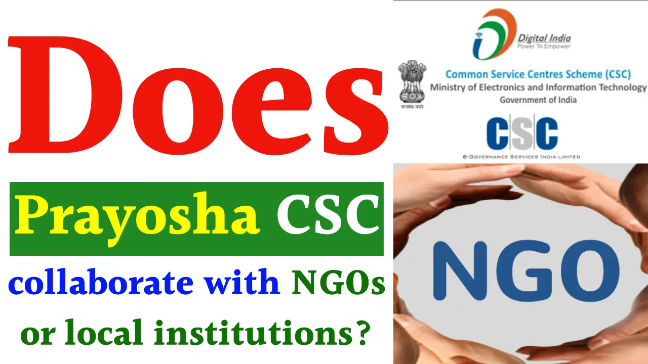 Prayosha CSC collaborate with NGOs